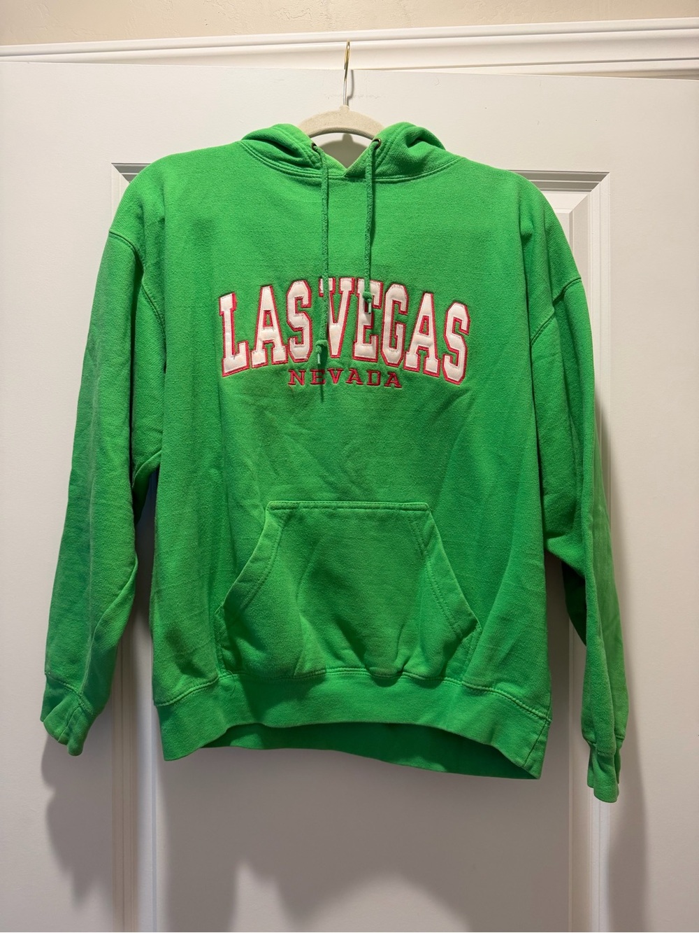 Las Vegas Nevada Green Pullover Hoodie